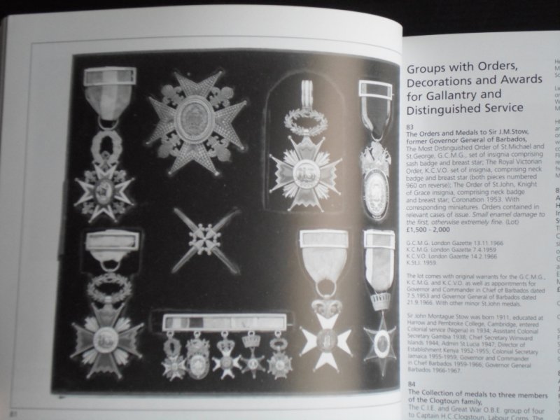 Catalogus Bonhams - Orders, Decorations, Medals, Banknotes, Scripophily and Coins