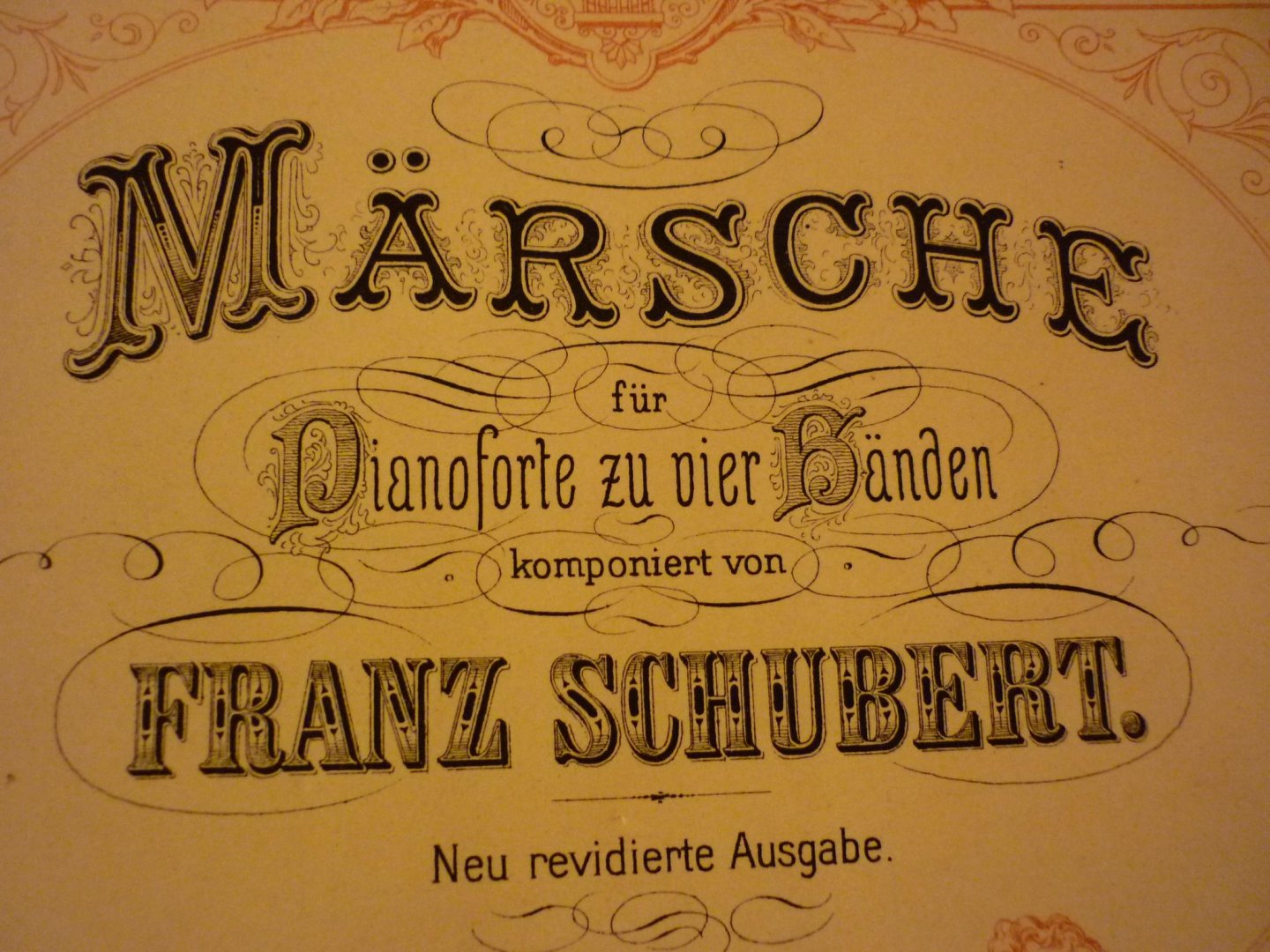 Schubert; Franz (1797–1828) - Marsche; fur Pianoforte zu 4 Handen