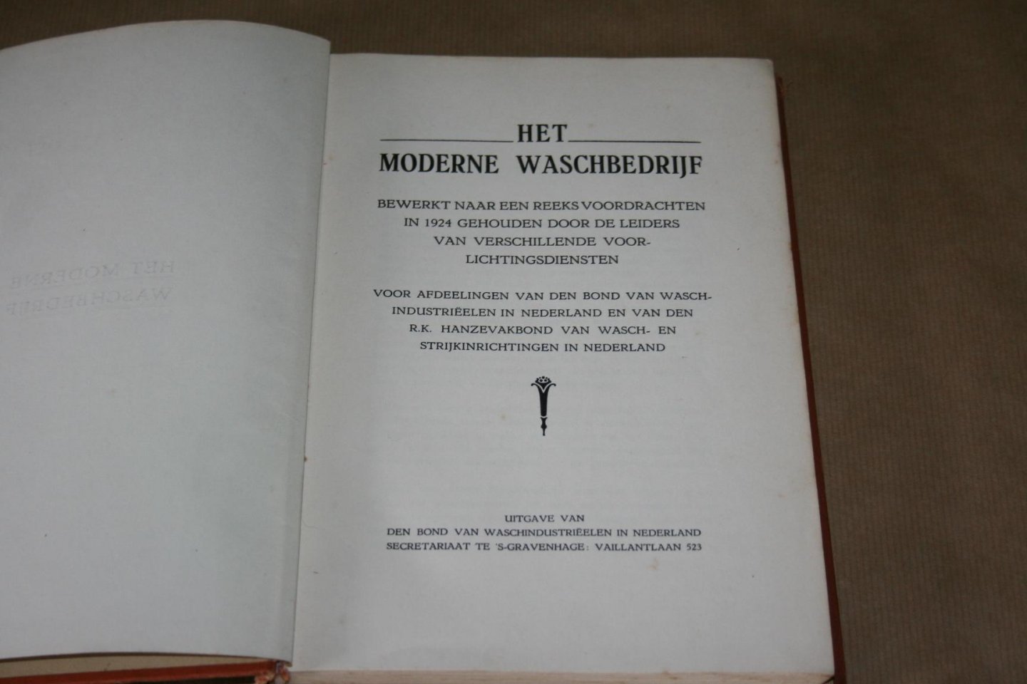  - Het moderne waschbedrijf