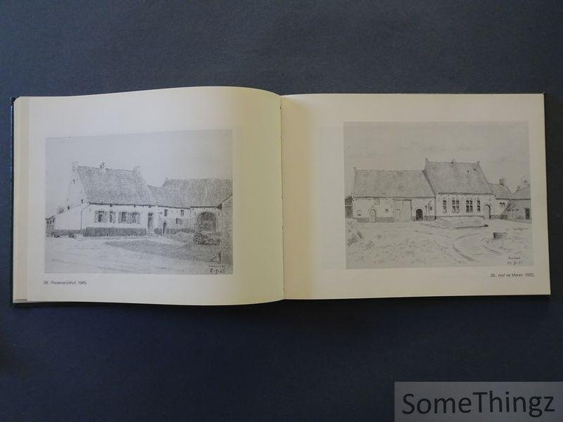 P. Halflants. - Pierre Halflants. Tekeningen 1919-1982. Lubbeek en omgeving. [Gesigneerd.]