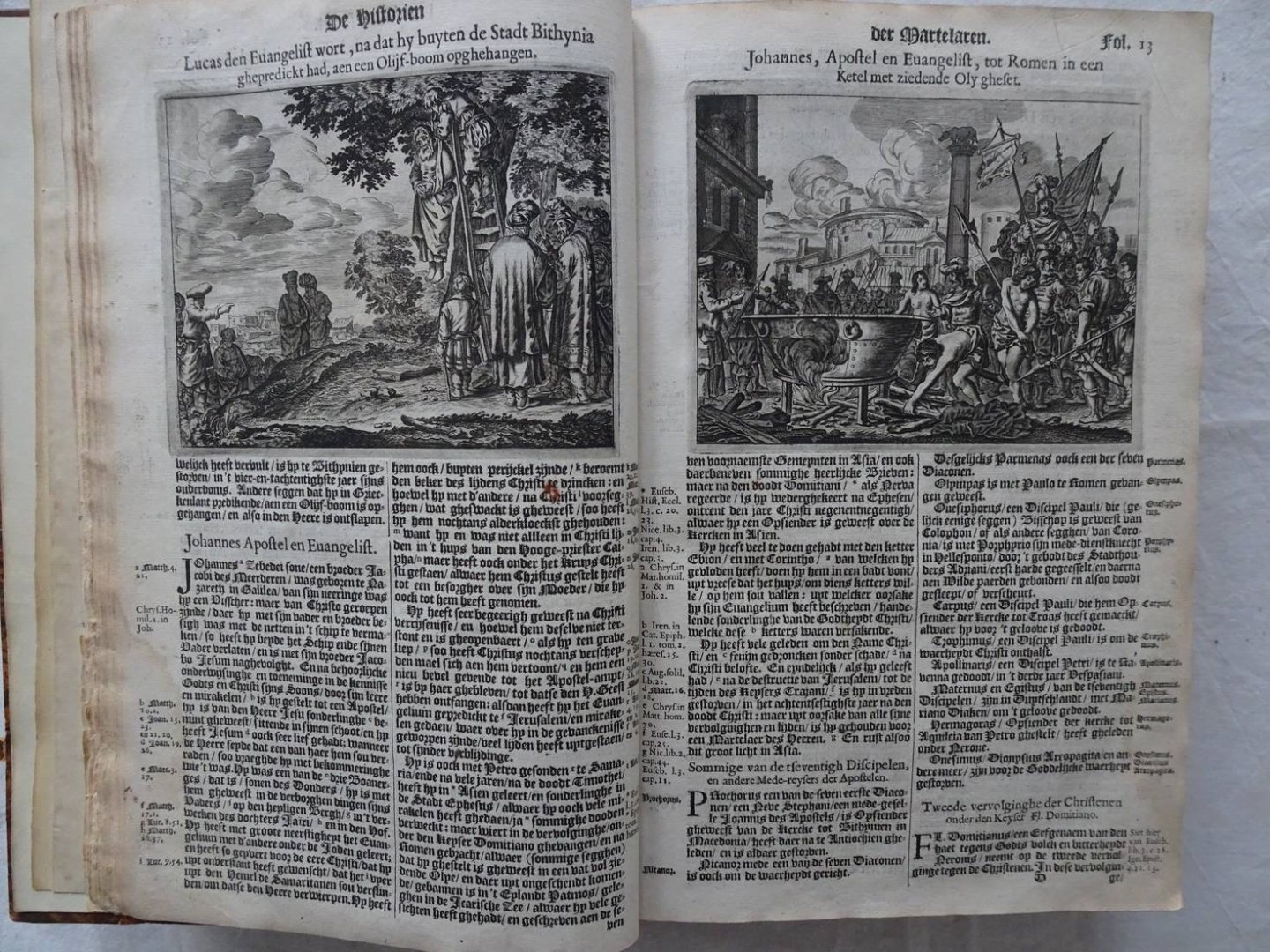 Haemstedius, Adrianus. - (Historie der Martelaren, Die om het getuygenisse der Evangelischer waerheydt haer bloedt gestort hebben, van de tijden Christi onses Saighmakers af tot den jare sesthien hondert vijf-en-vijftigh toe. Niet alleen in dese Nederlanden, maer oock...
