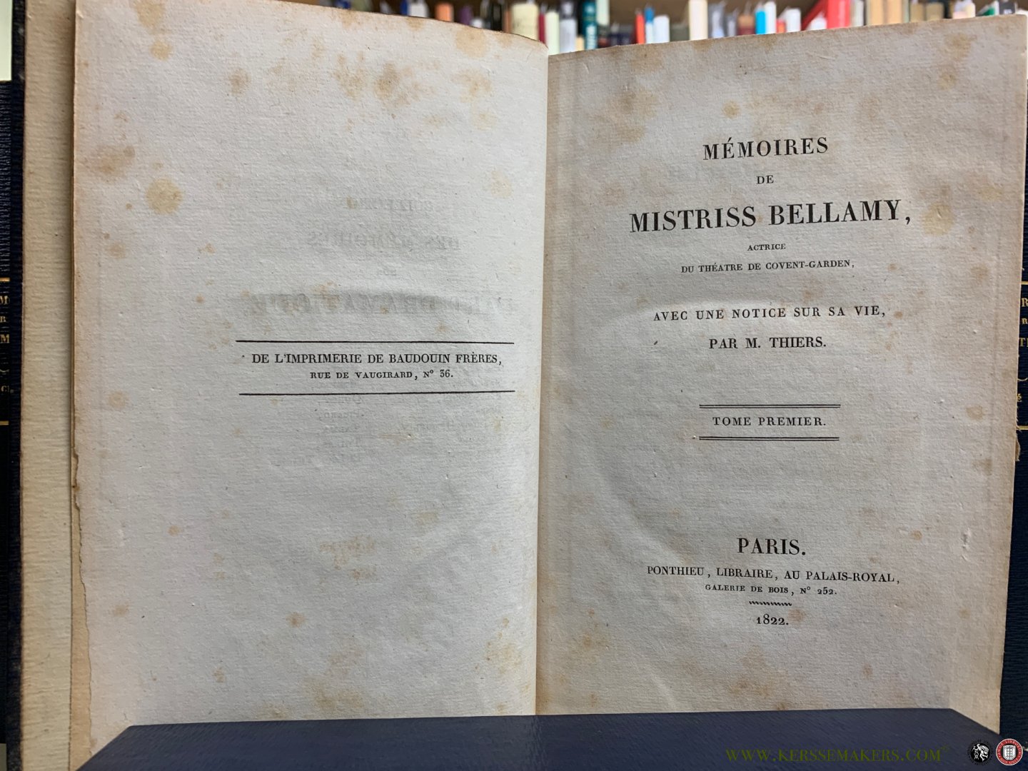 Andrieux / Barriere / Felix Bodin / Despres / Merle / Moreau / etc. - Collection des mémoires sur l'art dramatique [ 14 volumes ] Mémoires de Mlle Clairon / de Mistriss Bellamy / sur Molière et sur Mme Guérin, sa veuve / de Goldoni / sur Garrick et sur Macklin / de Mlle Dumesnil / de Préville, et de Dazincourt ...