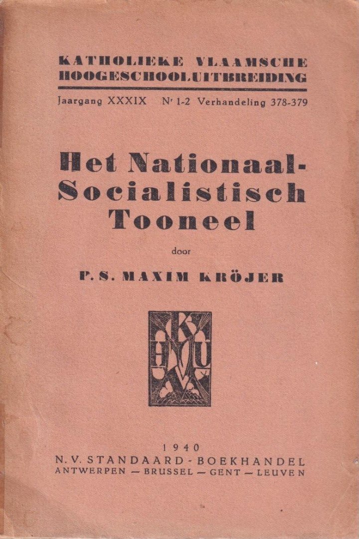 Kröjer, P.S. Maxim - Het Nationaal-Socialistisch Tooneel