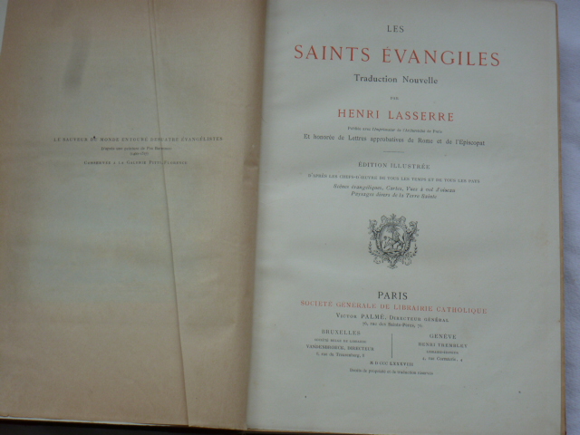 Lasserre, Henri - Les Saints Ã‰vangiles Traduction Nouvelle