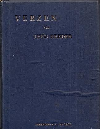 QUERIDO, Is. (Als:) Théo REEDER - Verzen. (Met handgeschreven, gesigneerde opdracht van de dichter).