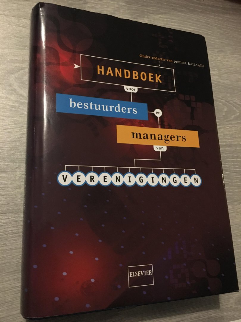 Galle, R.C.J. - Handboek voor bestuurders en managers van verenigingen