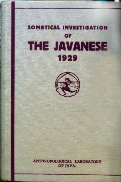 D. Nyessen. - Somatical investigation of The Javanese 1929.