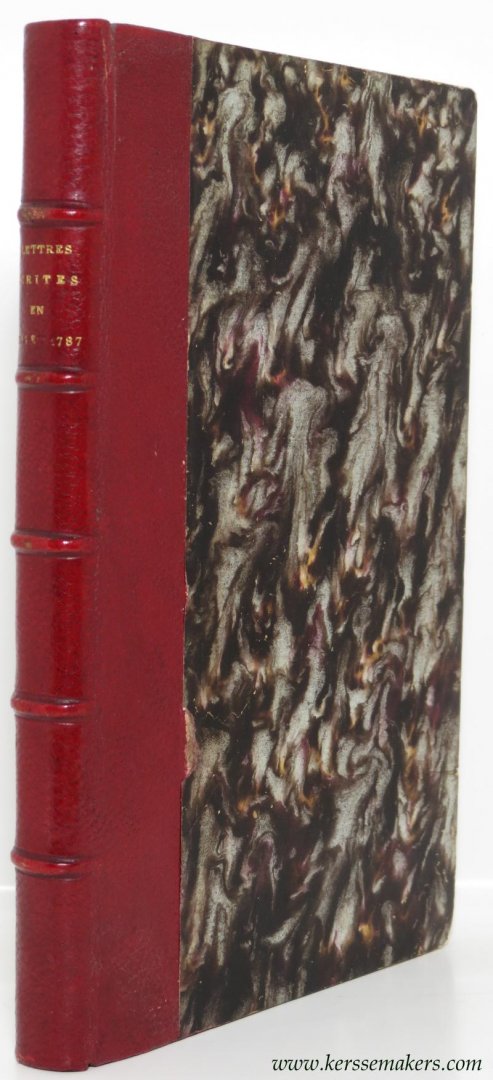 (BOURBON-CONDÉ, LOUISE ADELAÏDE) - Lettres écrites en 1786 et 1787. Avec un fac-similé. Troisième édition.