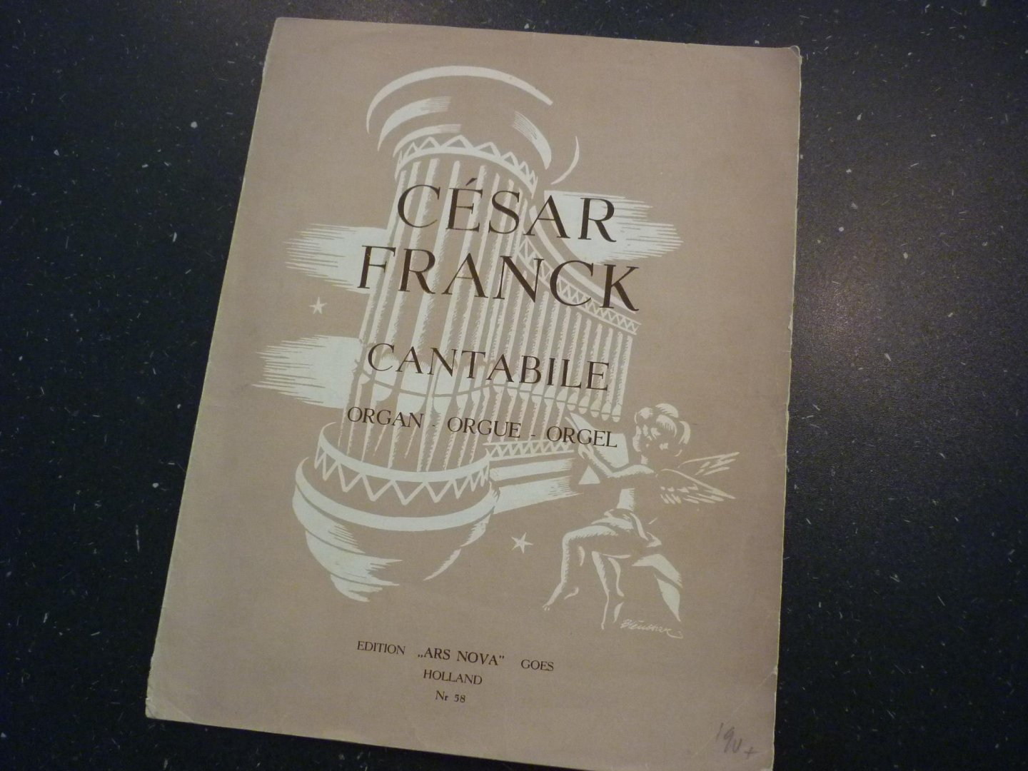 Franck; César - Cantabile; voor orgel
