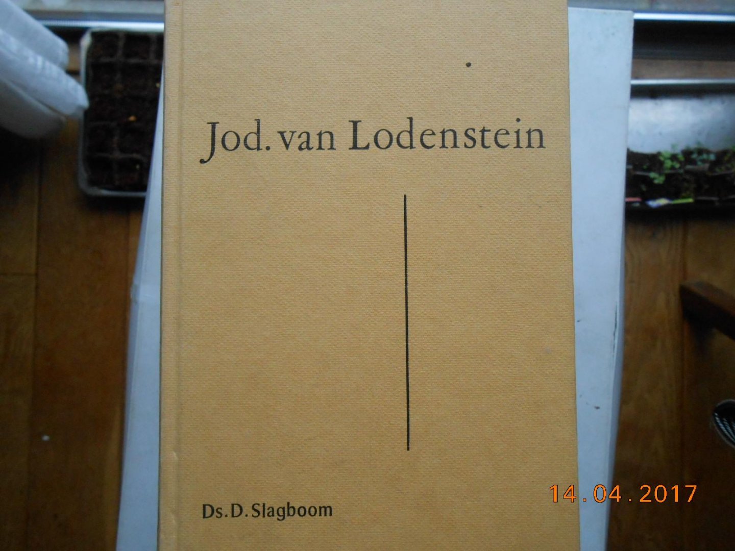 ds D Slagboom - Jodocus van Lodensteyn