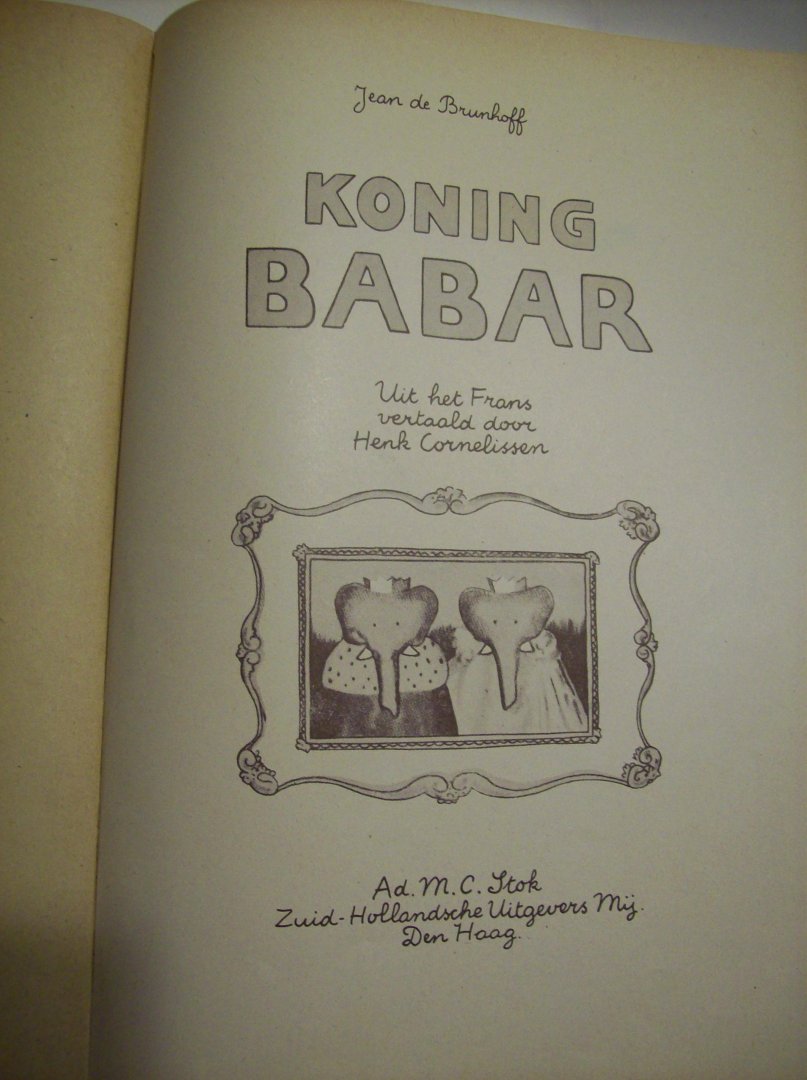 Brunhoff, Jean de - Koning Babar