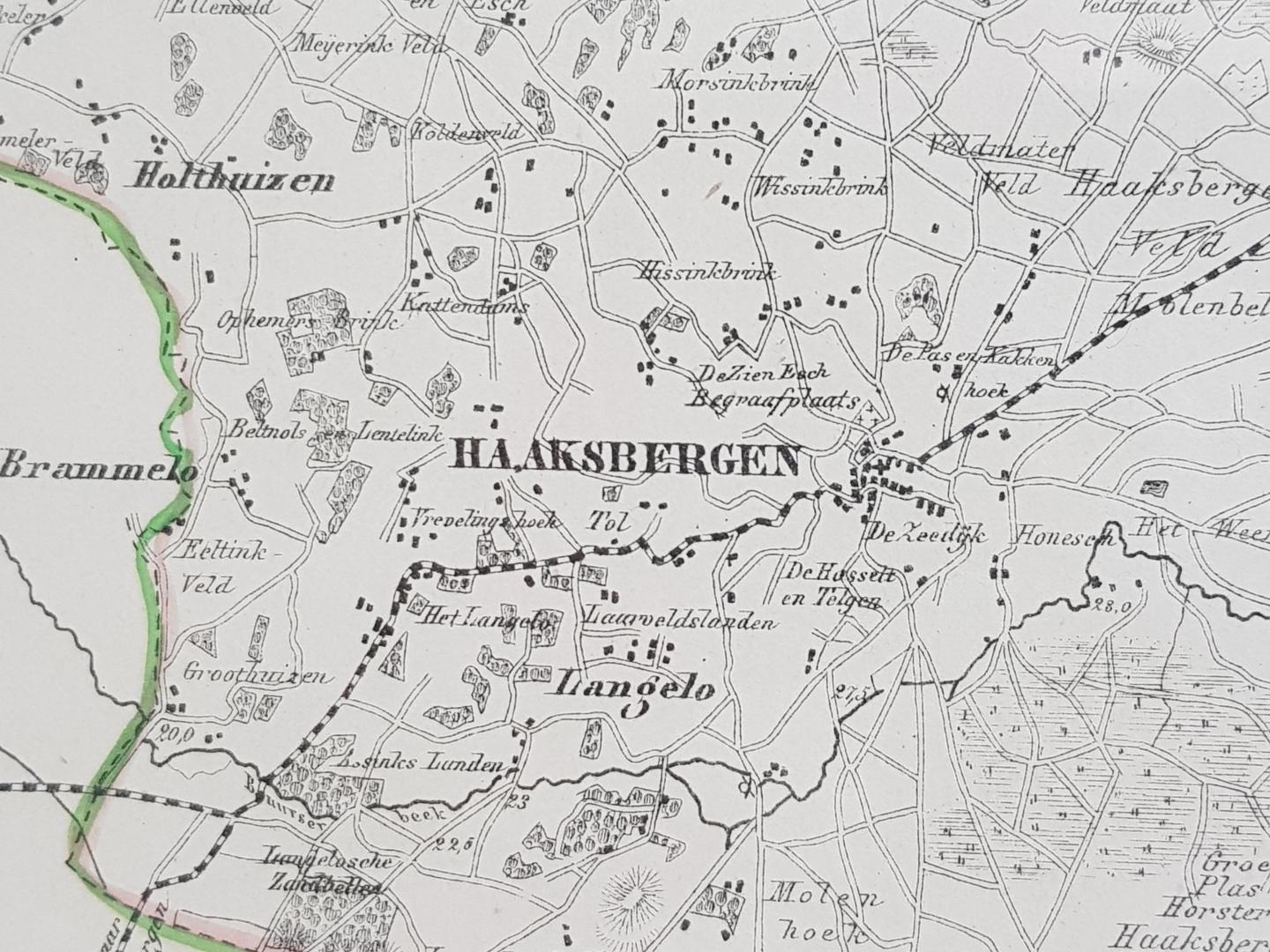 Kuyper - Kuyper Kaart Haaksbergen Gemeente 1866