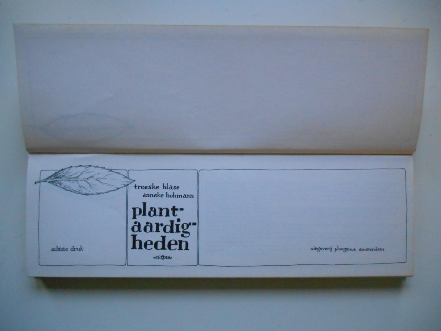 Blase, Treeske & Hohmann, Anneke - Plantaardigheden - plant-aardig-heden