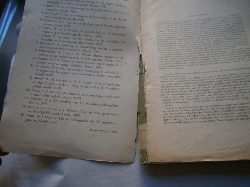 Constandse, Dr. A.K. - van zee tot land nr 31 Het dorp in de IJsselmeerpolders