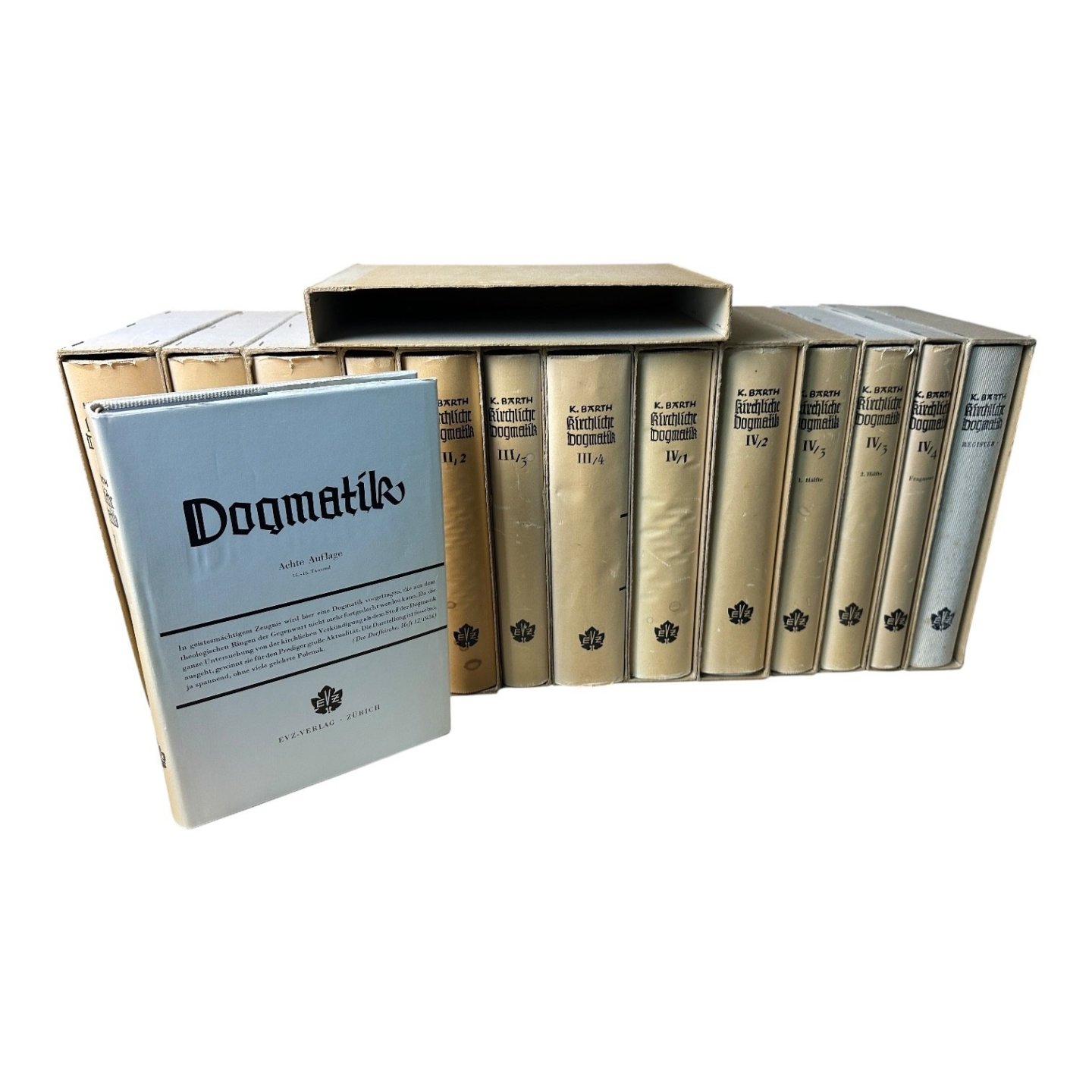 Barth, Karl. - Die Kirchliche Dogmatik. (Complete set).