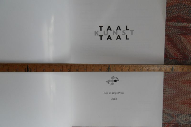 Baars, Marco (eindredactie). - Taalkunst - Kunsttaal.