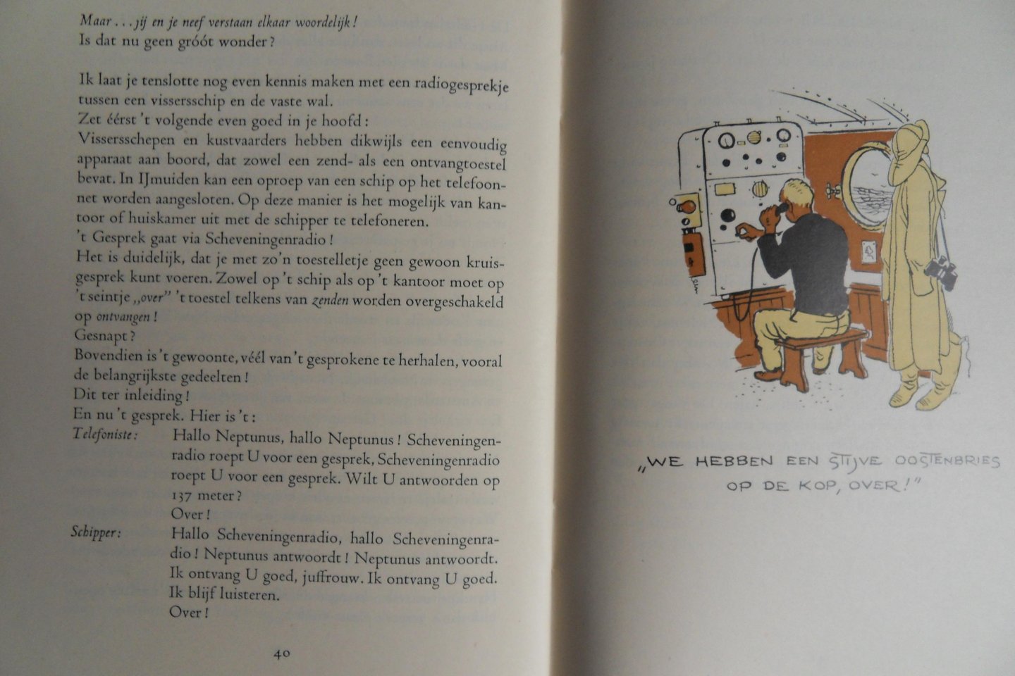 Ringelestein, dr. D.G.G. van; Roggeveen, Leonard. - Drie Letters PTT. - Met platen van Jo Spier. -[ !  de originele uitgave uit 1948 ].