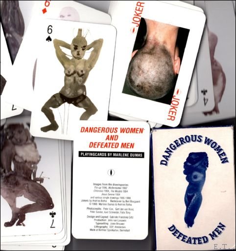 Marlene Dumas/Andries Botha - Dangerous Woman Defeated Men /  Marlene Dumas, Andries Botha, * Playing cards set,
