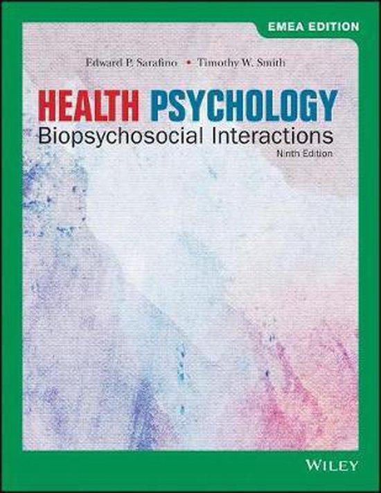 Sarafino, Edward P., Smith, Timothy W. - Health Psychology / Biopsychosocial Interactions
