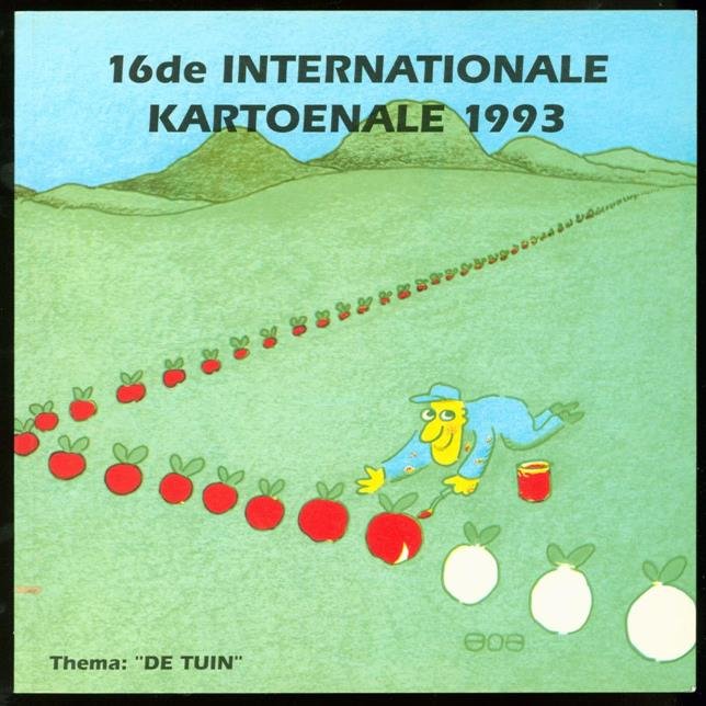 Internationale Kartoenale (10 (Beringen) 1987) - 16de Internationale Kartoenale 1993 : thema De Tuin