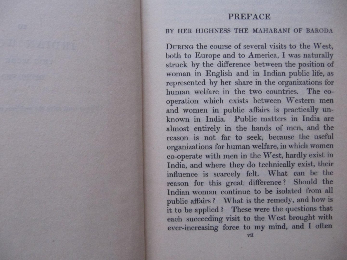 Her Highness The Maharani of Baroda and S.M. Mitra - The Position of Women in Indian Life