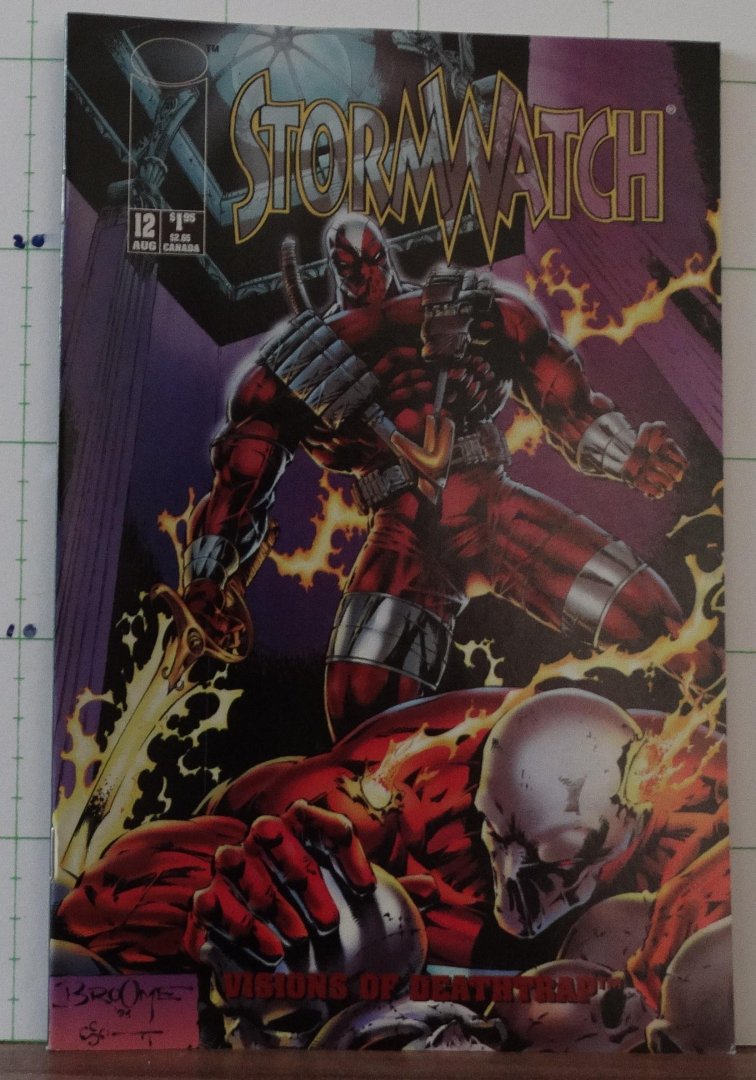 Marz, Ron - Broome, Mat - Stormwatch - 12 aug - visions of deathtrap