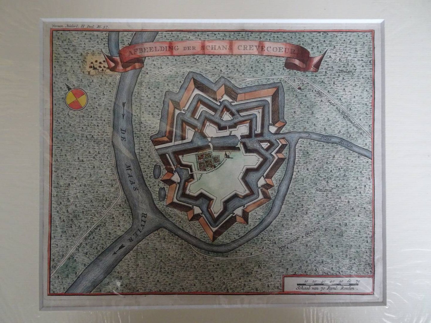 's-Hertogenbosch. - Afbeelding der schans Crevecoeur.