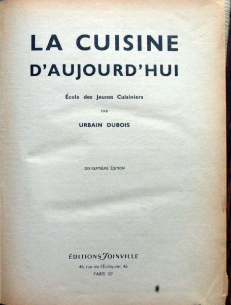 Urban Dubois - La cuisine D'Aujourd ' Hui