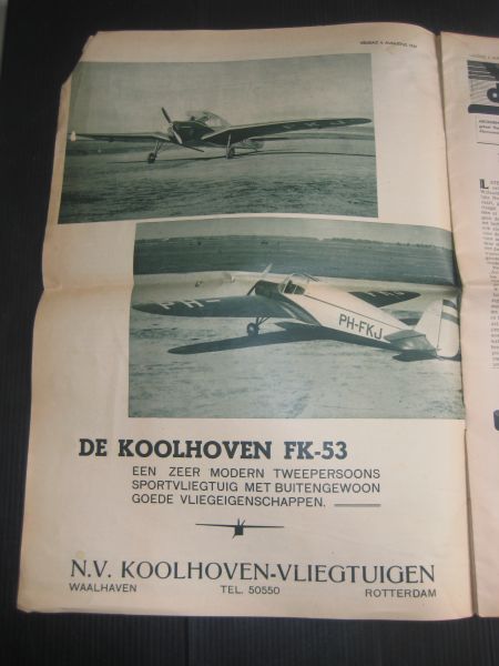  - De Vliegsport, Het populair geïllustreerd weekblad op luchtvaartgebied
