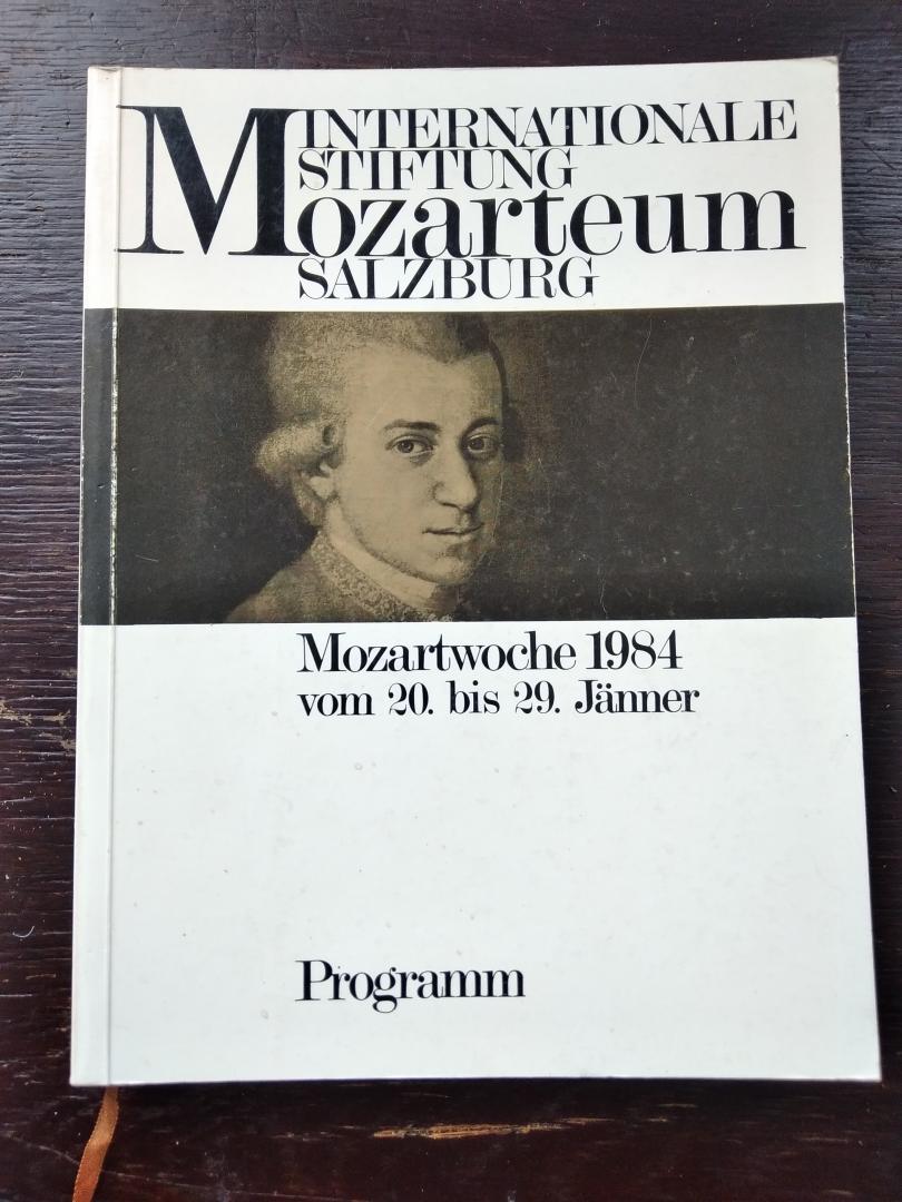 Mozarteum - Mozartwoche 1984