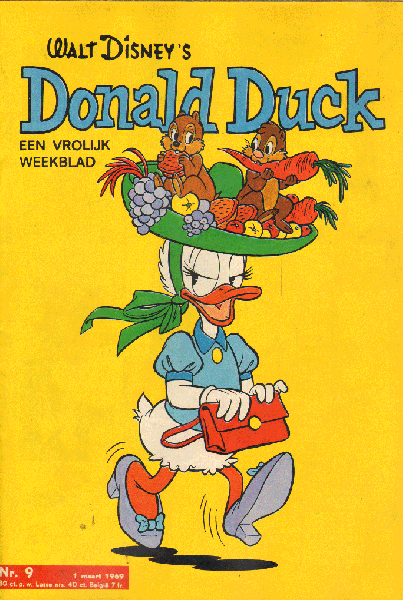 Disney, Walt - Donald Duck 1969 nr. 09 , 1 maart , Een Vrolijk Weekblad,  goede staat
