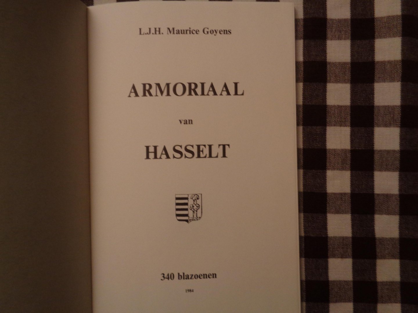l j h maurice goyens - armoriaal  van hasselt