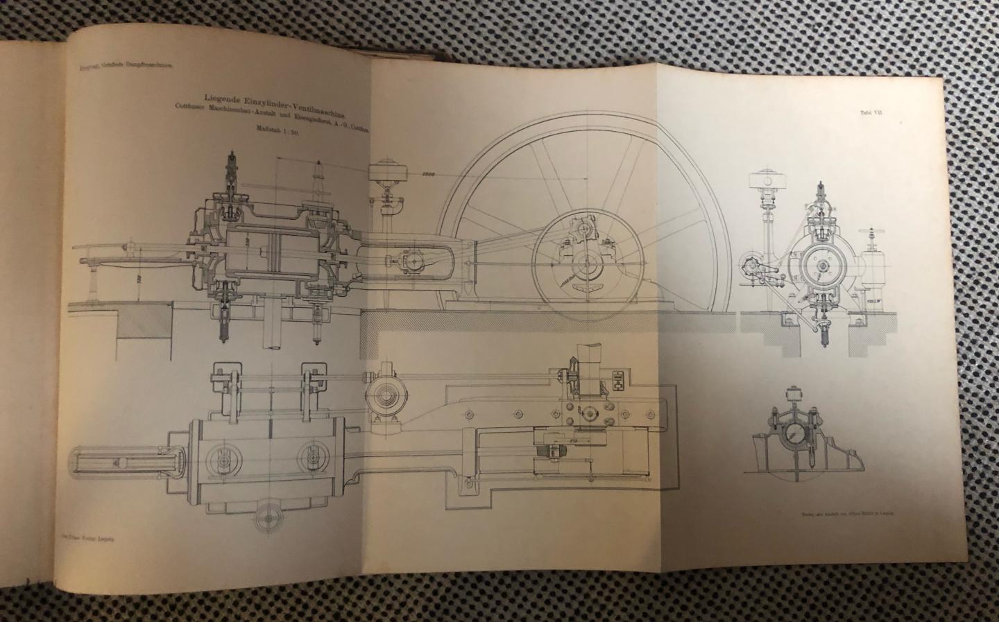 Freytag, Fr. - Die Ortsfesten Dampfmaschinen, mit 319 Abbildungen im Text und 18 Tafeln