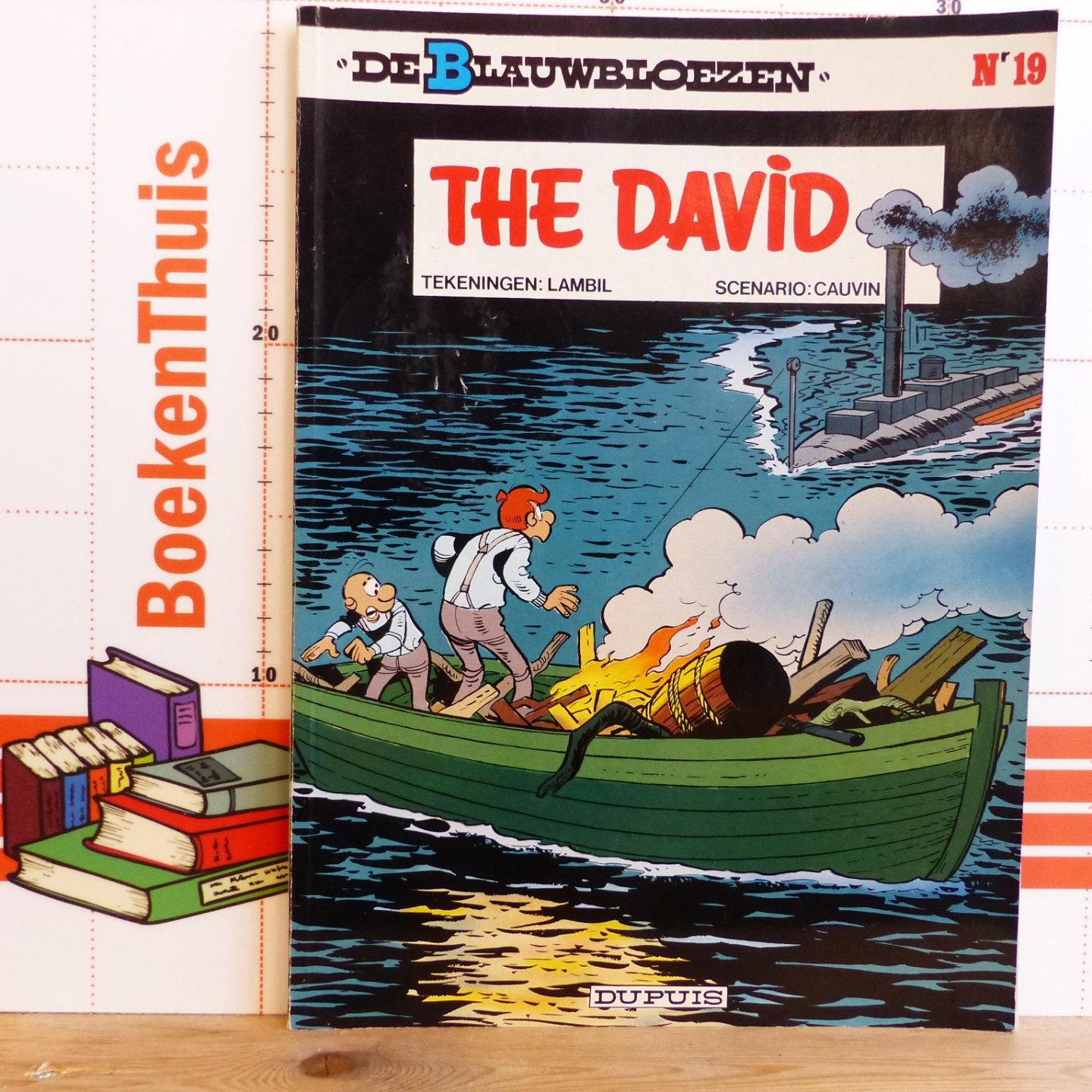 Cauvin, Raoul - Lambil, Willy (ill.) - de Blauwbloezen - 19 - the David