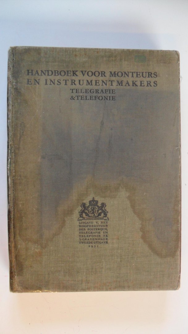 red. - Handboek voor monteurs en instrumentenmakers