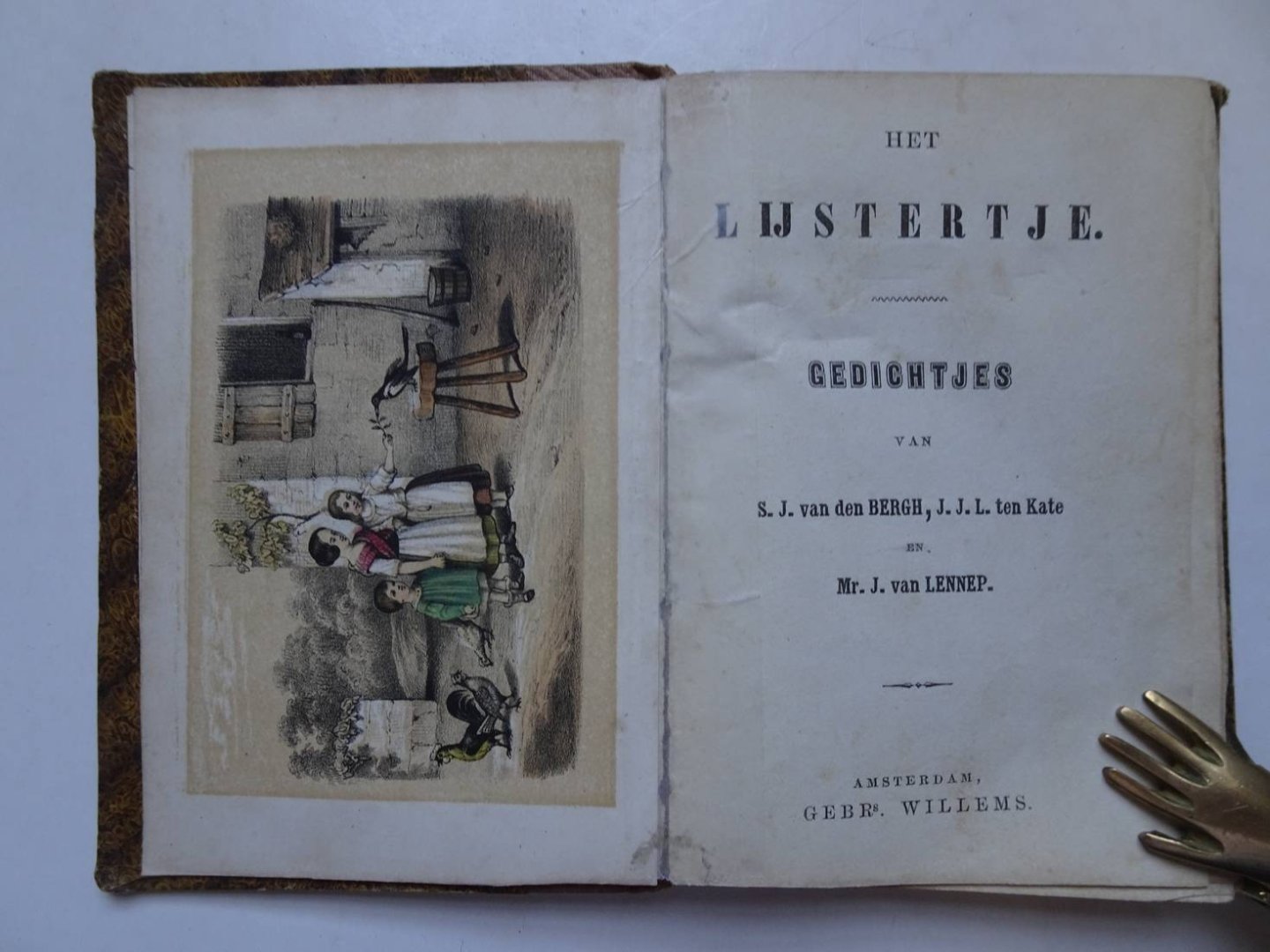 Bergh, S.J. van den, J.J.L. ten Kate en J. van Lennep. - Het Lijstertje. Gedichtjes.
