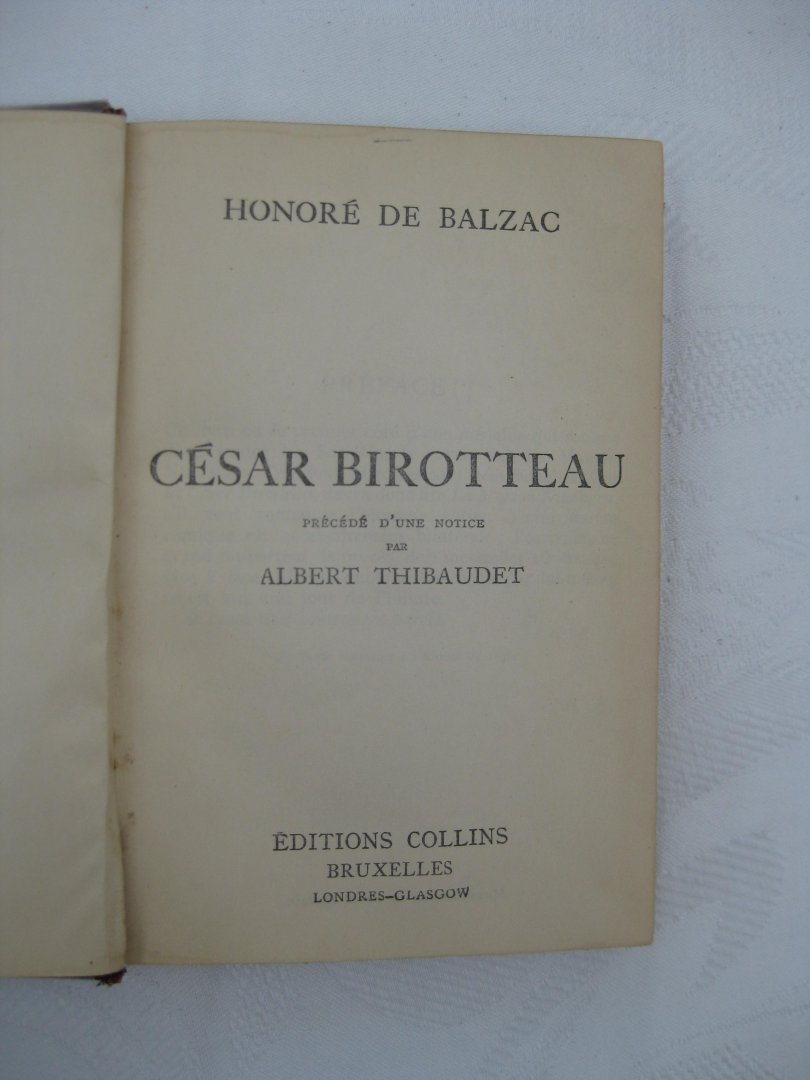 Balzac, Honoré de - César Birotteau.