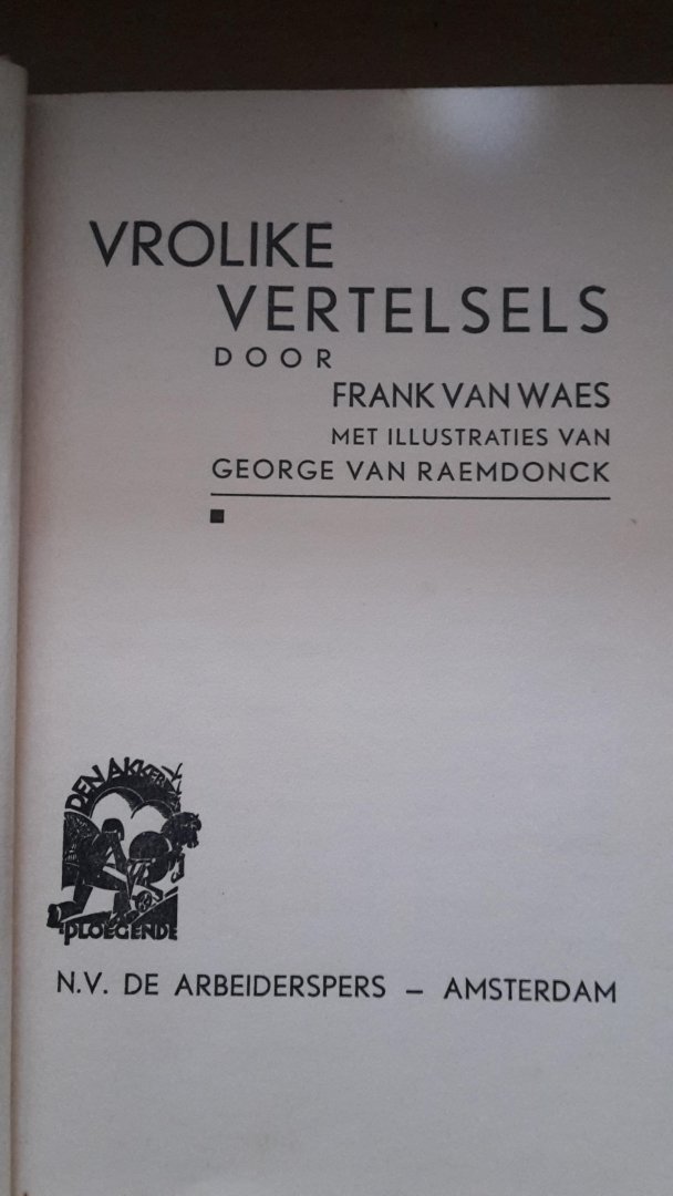Waes, Frank van - Vrolike vertelsels