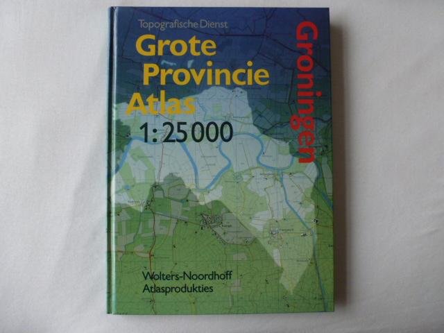 nvt - grote provincie atlas 1:25000 groningen