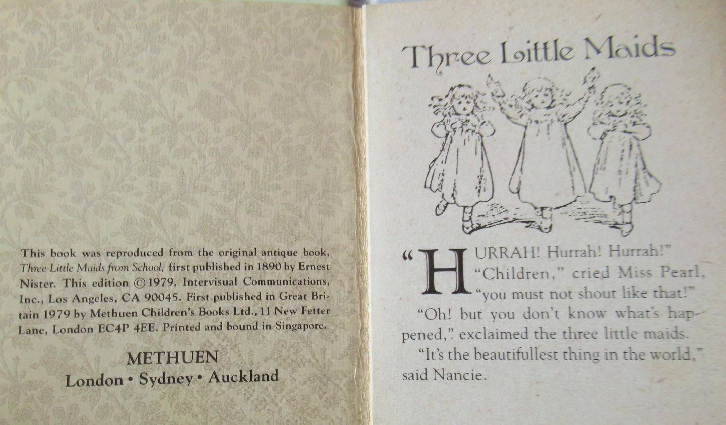 Nister, Ernest - Little tales from long ago. Three little maids - Cat's Cradle - The tale of a dog - Three friends
