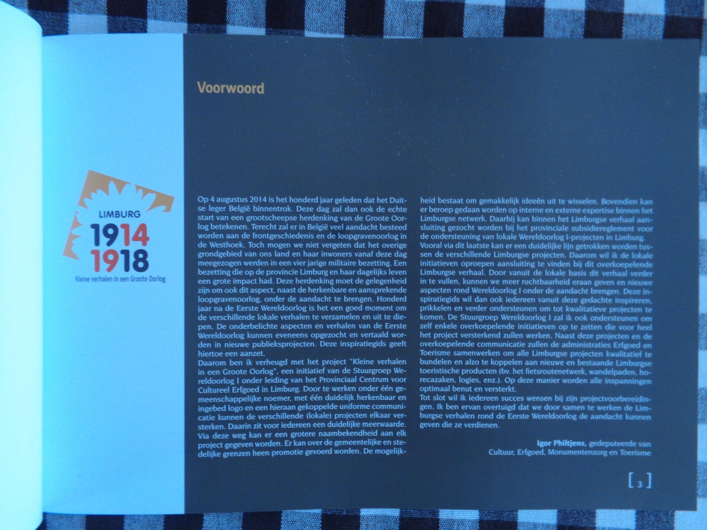 sandro-igor philtjens - limburg 1914-1918- inspiratiegids