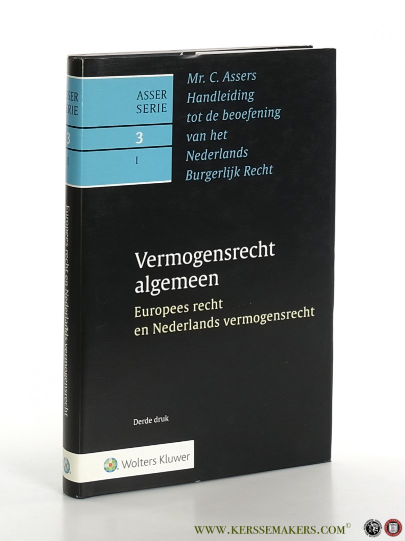 Hartkamp, A.S. - Vermogensrecht algemeen. Deel I. Europees recht en Nederlands vermogensrecht. Derde druk.