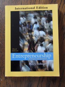Dollinger, Marc - Entrepreneurship. Strategics and resources. Third edition