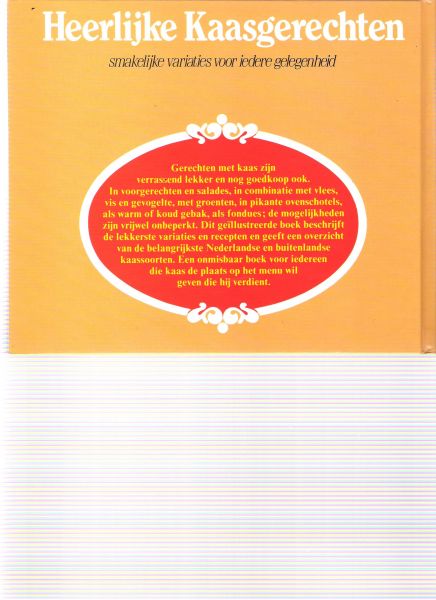 steenvoorden-winter caroline - heerlijke kaasgerechten smakelijke variaties voor iedere gelegenheid