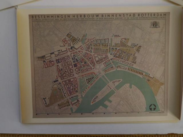 A. Gordijn - 650 jaar Rotterdam, kaart in kleur