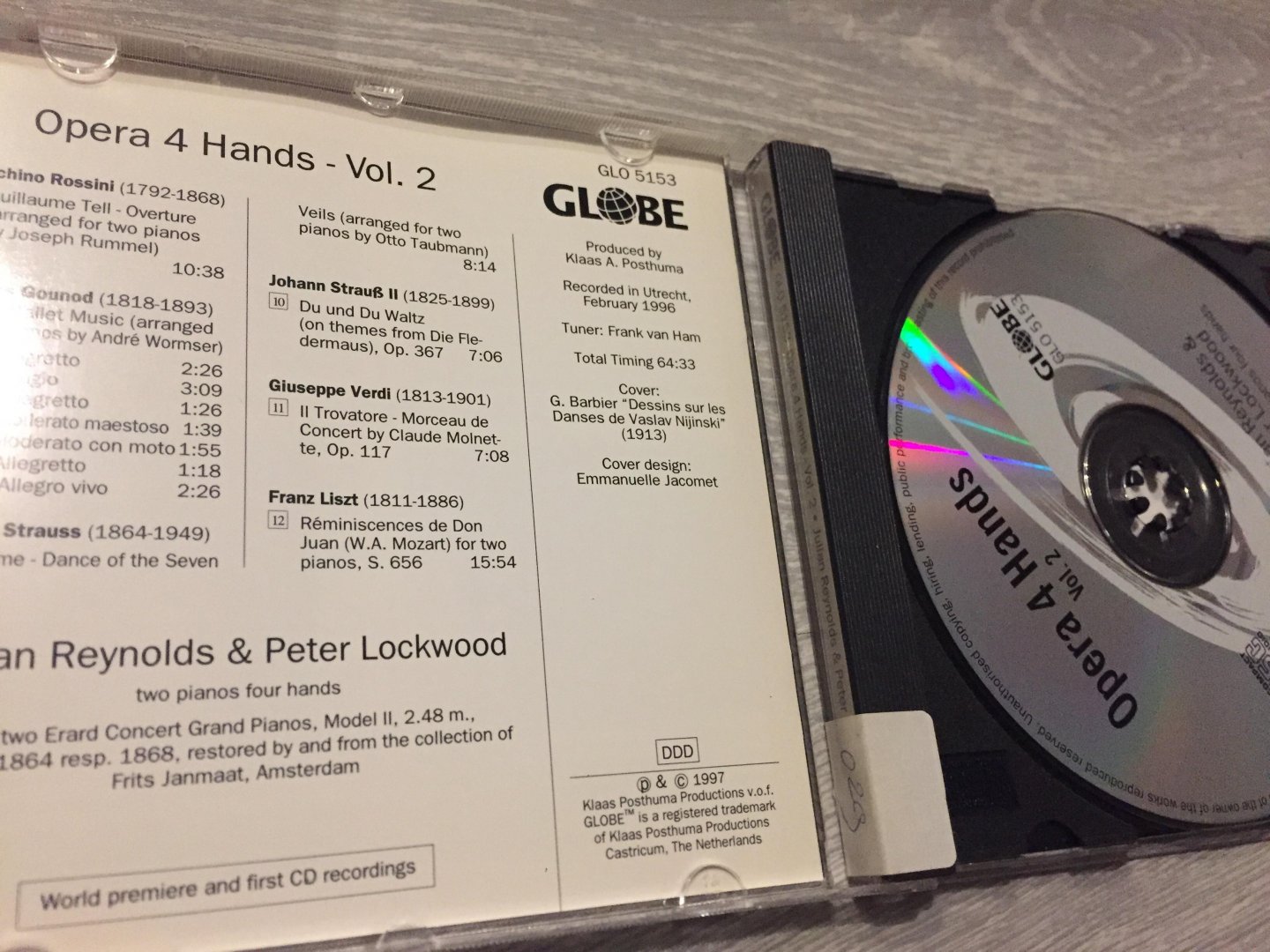 Julian Reynolds,Peter Lockwood - Opera 4 Hands vol 2