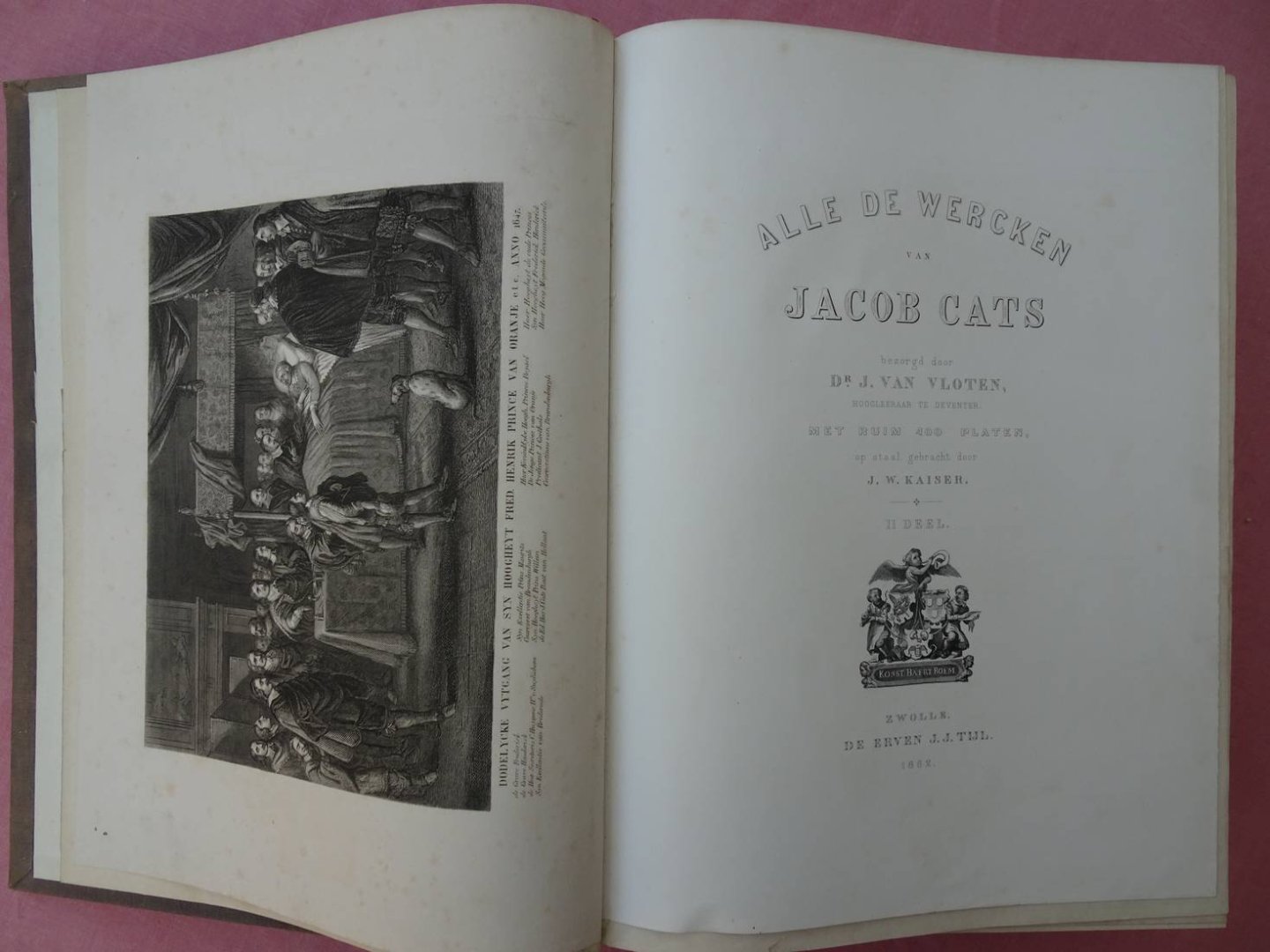 Cats, Jacob - Alle de wercken. I,  II.