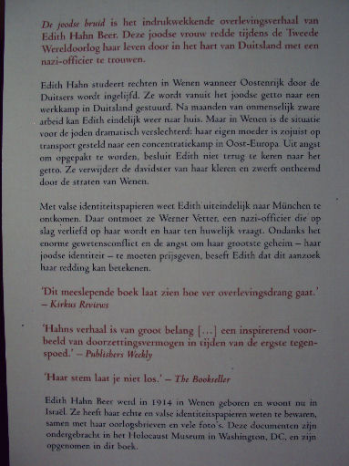 Hahn Beer Edith/Dworkin Susan - DE JOODSE BRUID. Zij Trouwde Een Nazi En Redde Haar Leven