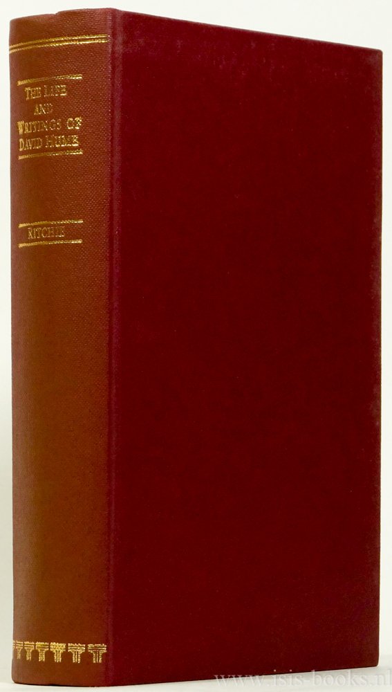 HUME, D., RITCHIE, T.E. - An account of the life and writings of David Hume, Esq.