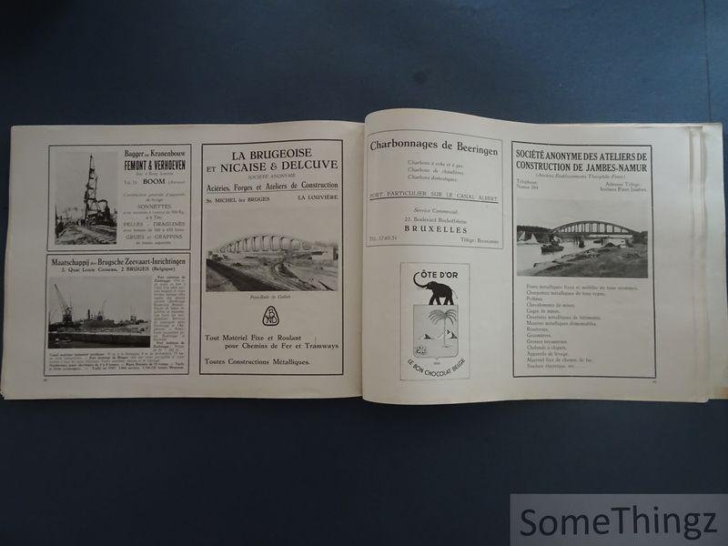 Leemans, O. - Le canal Albert : album édité à l'occasion de l'inauguration du canal Albert avec la collaboration de l' administration des ponts et chaussées / Het Albert kanaal uitgave ter gelegenheid der opening met medewerking van het bestuur van bruggen ...
